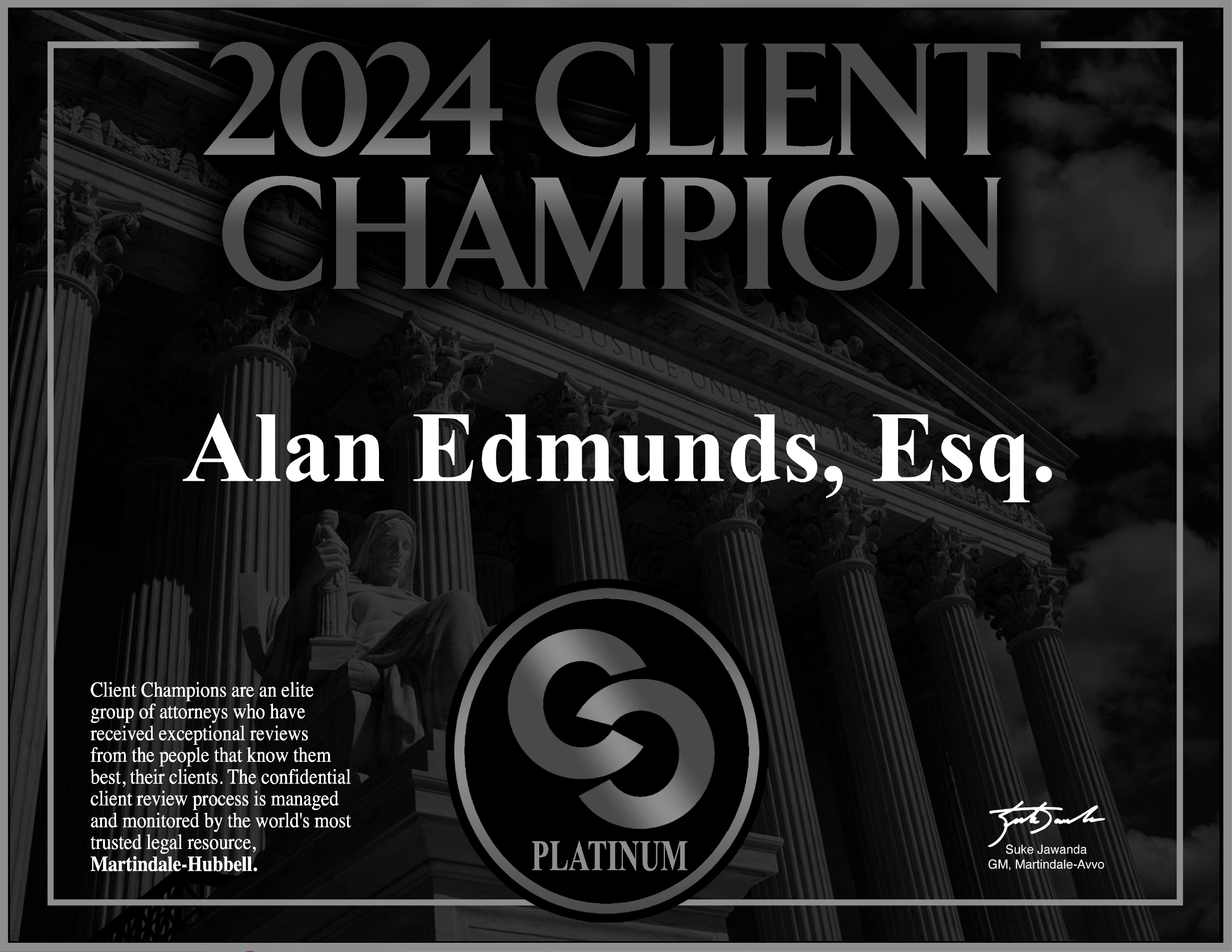 2024 client champion award